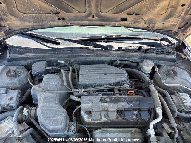 20259451 :رقم المزاد ، 2HGES16663H946817 vin ، 2003 Honda Civic Lx مزاد بيع