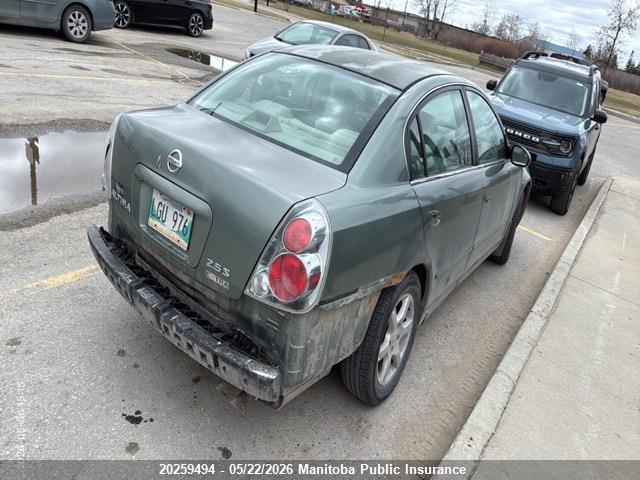 Aukcja sprzedaży 2005 Nissan Altima 2.5 S, vin: 1N4AL11D85C276487, numer aukcji: 20259494