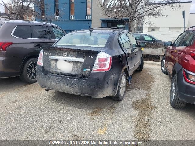 Продажа на аукционе авто 2012 Nissan Sentra 2.0 Sl, vin: 3N1AB6AP8CL661671, номер лота: 20259505