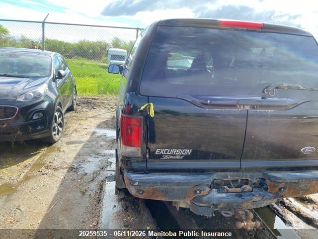 Продаж на аукціоні авто 2005 Ford Excursion Limited, vin: 1FMNU43S85EB44836, номер лоту: 20259535