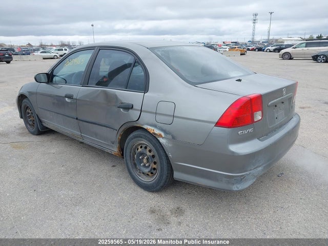 20259565 :رقم المزاد ، 2HGES16335H040102 vin ، 2005 Honda Civic Se مزاد بيع