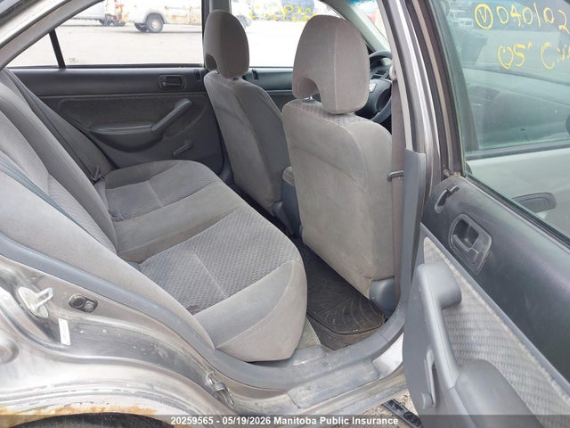 20259565 :رقم المزاد ، 2HGES16335H040102 vin ، 2005 Honda Civic Se مزاد بيع