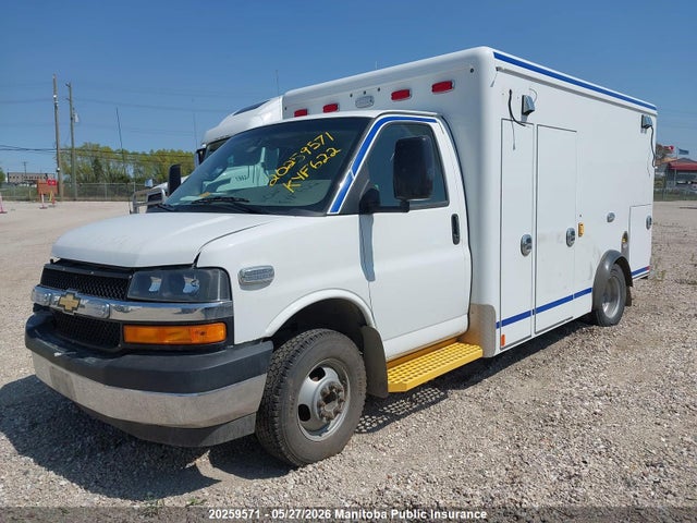 20259571 :رقم المزاد ، 1GB3GSC76P1182258 vin ، 2023 Chevrolet Express 3500 Cargo Van مزاد بيع