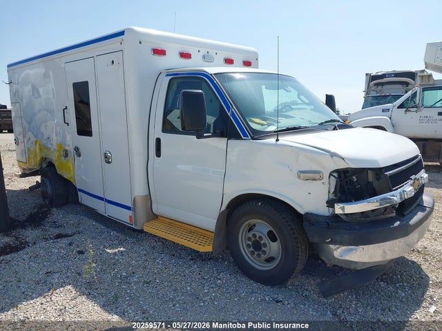20259571 :رقم المزاد ، 1GB3GSC76P1182258 vin ، 2023 Chevrolet Express 3500 Cargo Van مزاد بيع