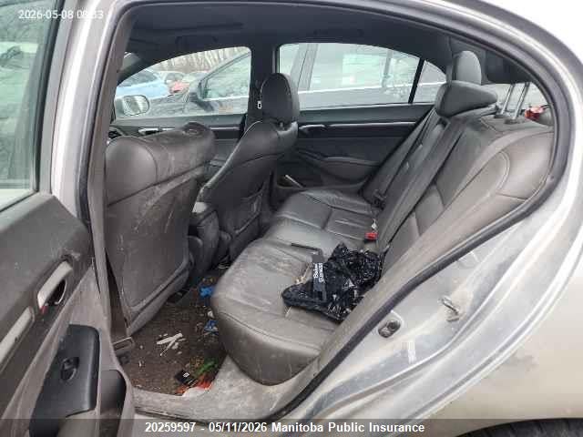 Aukcja sprzedaży 2008 Honda Civic Ex-l, vin: 2HGFA15928H030260, numer aukcji: 20259597