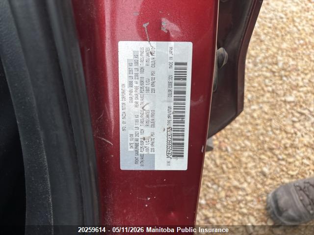 Продажа на аукционе авто 2009 Mazda Cx -7 Gs, vin: JM3ER293890230765, номер лота: 20259614