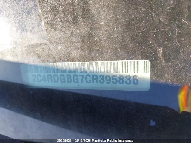 Aukcja sprzedaży 2012 Dodge Grand Caravan Sxt, vin: 2C4RDGBG7CR395836, numer aukcji: 20259633