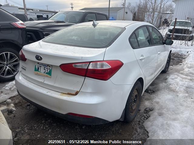 KNAFK4A60E5151443 KIA FORTE EX