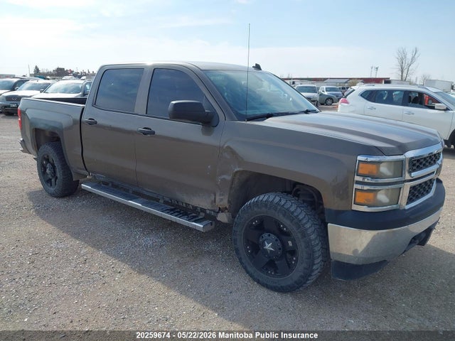 2014 Chevrolet Silverado 1500 Wt Crew Cab მანქანა იყიდება აუქციონზე, vin: 3GCUKPEC8EG484302, აუქციონის ნომერი: 20259674
