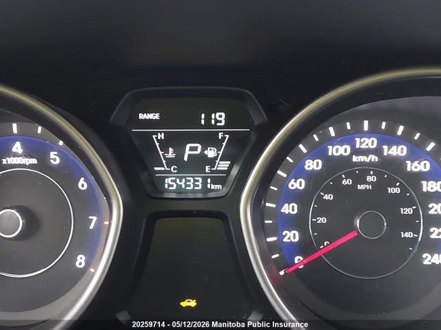 2014 Hyundai Elantra Gls მანქანა იყიდება აუქციონზე, vin: 5NPDH4AE2EH527351, აუქციონის ნომერი: 20259714