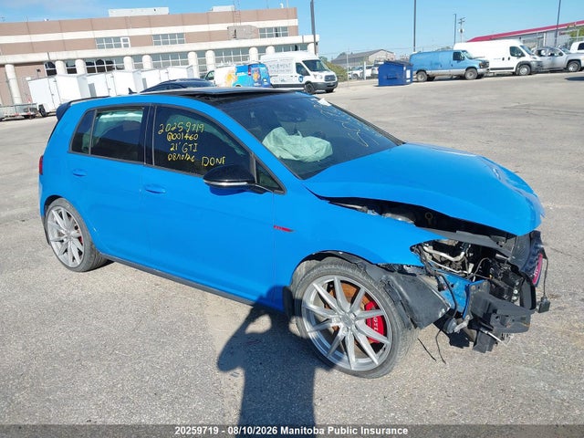 20259719 :رقم المزاد ، 3VW5T7AU5MM001460 vin ، 2021 Volkswagen Gti Autobahn 2.0 Tsi مزاد بيع