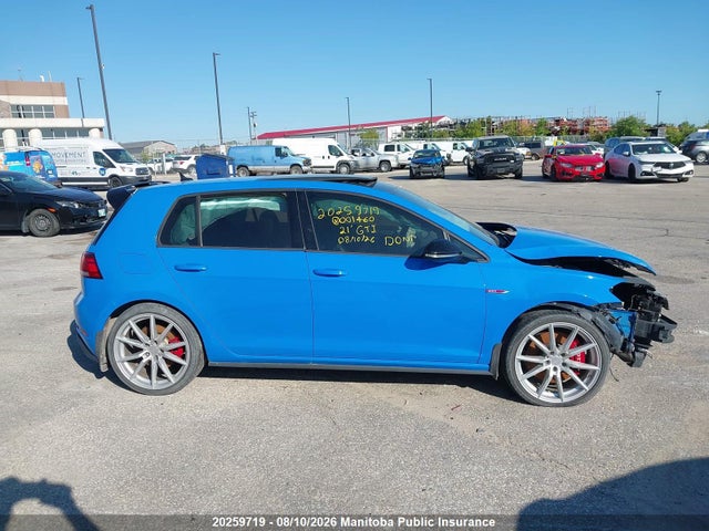 20259719 :رقم المزاد ، 3VW5T7AU5MM001460 vin ، 2021 Volkswagen Gti Autobahn 2.0 Tsi مزاد بيع
