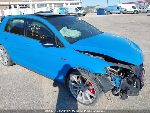 20259719 :رقم المزاد ، 3VW5T7AU5MM001460 vin ، 2021 Volkswagen Gti Autobahn 2.0 Tsi مزاد بيع