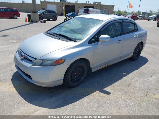 20259752 :رقم المزاد ، 2HGFA16587H106073 vin ، 2007 Honda Civic Lx مزاد بيع