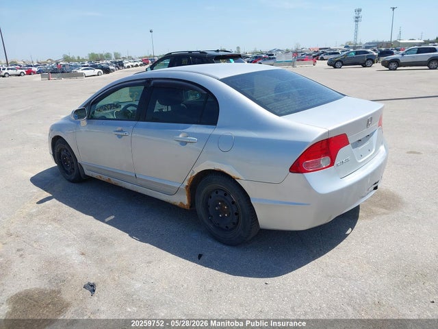 20259752 :رقم المزاد ، 2HGFA16587H106073 vin ، 2007 Honda Civic Lx مزاد بيع