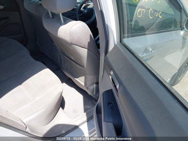 20259752 :رقم المزاد ، 2HGFA16587H106073 vin ، 2007 Honda Civic Lx مزاد بيع