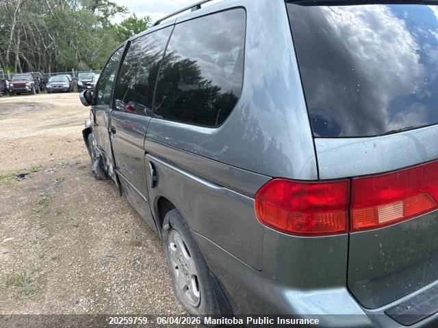 Aukcja sprzedaży 2000 Honda Odyssey, vin: 2HKRL1863YH003633, numer aukcji: 20259759