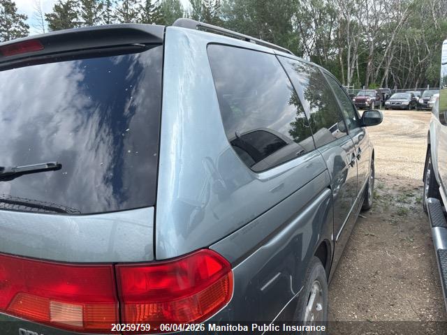 Aukcja sprzedaży 2000 Honda Odyssey, vin: 2HKRL1863YH003633, numer aukcji: 20259759