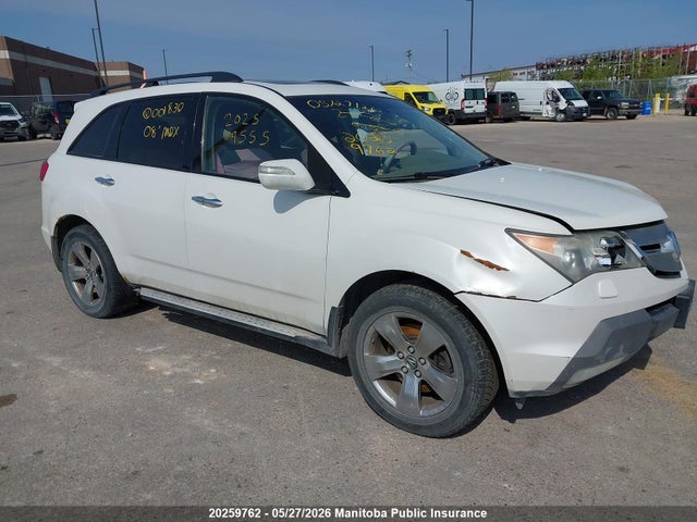 2008 Acura Mdx მანქანა იყიდება აუქციონზე, vin: 2HNYD28828H001830, აუქციონის ნომერი: 20259762