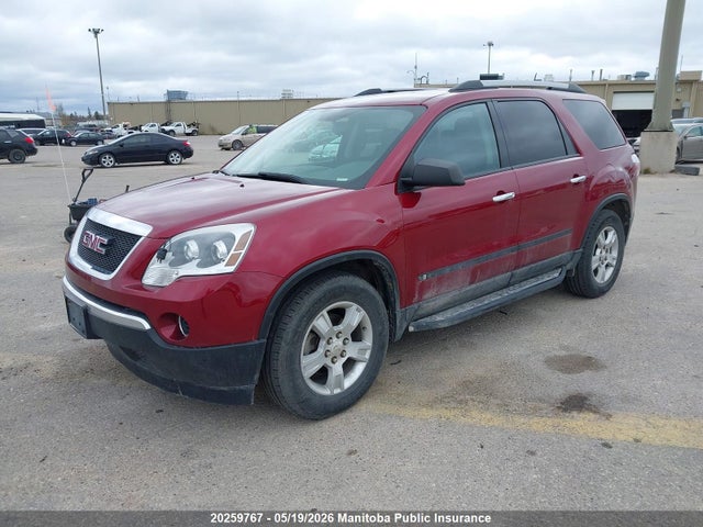 20259767 :رقم المزاد ، 1GKLRKED5AJ156044 vin ، 2010 Gmc Acadia Sle مزاد بيع