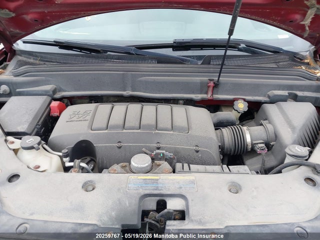 20259767 :رقم المزاد ، 1GKLRKED5AJ156044 vin ، 2010 Gmc Acadia Sle مزاد بيع