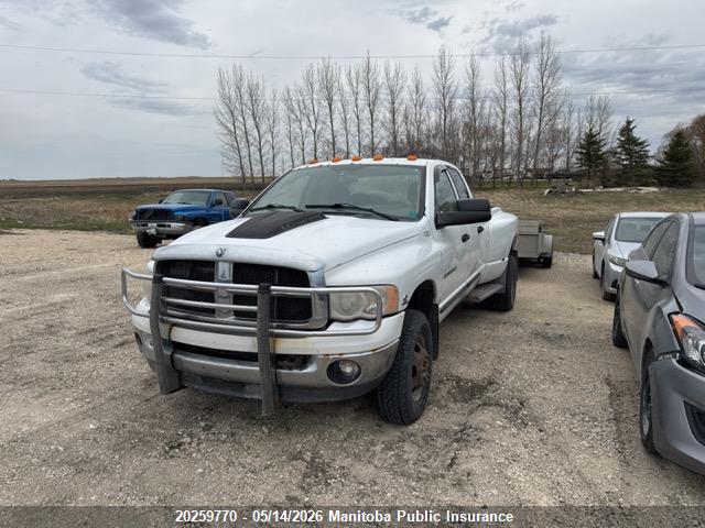 Продаж на аукціоні авто 2005 Dodge Ram 3500 Quad Cab, vin: 3D7MS48C85G761157, номер лоту: 20259770
