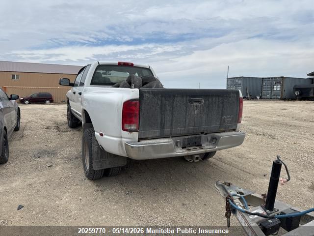 Продаж на аукціоні авто 2005 Dodge Ram 3500 Quad Cab, vin: 3D7MS48C85G761157, номер лоту: 20259770