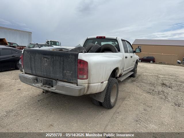 Продаж на аукціоні авто 2005 Dodge Ram 3500 Quad Cab, vin: 3D7MS48C85G761157, номер лоту: 20259770