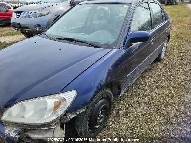 20259783 :رقم المزاد ، 2HGES16874H927857 vin ، 2004 Honda Civic Si مزاد بيع