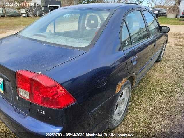 20259783 :رقم المزاد ، 2HGES16874H927857 vin ، 2004 Honda Civic Si مزاد بيع