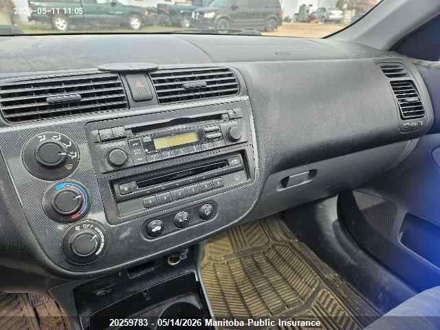 20259783 :رقم المزاد ، 2HGES16874H927857 vin ، 2004 Honda Civic Si مزاد بيع