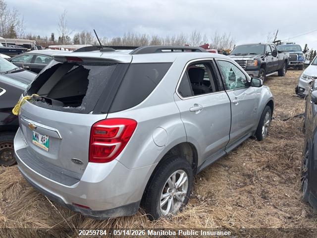 2017 Chevrolet Equinox Lt მანქანა იყიდება აუქციონზე, vin: 2GNFLFEK6H6321159, აუქციონის ნომერი: 20259784