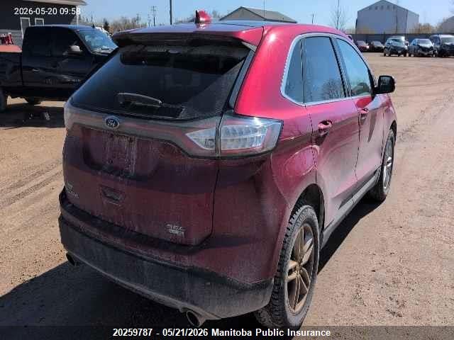 Aukcja sprzedaży 2017 Ford Edge Sel, vin: 2FMPK4J98HBB44852, numer aukcji: 20259787