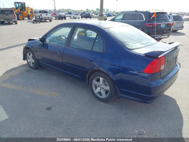 20259805 :رقم المزاد ، 2HGES16804H913881 vin ، 2004 Honda Civic Si Si مزاد بيع