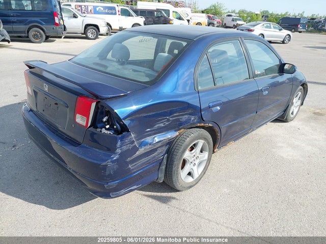 20259805 :رقم المزاد ، 2HGES16804H913881 vin ، 2004 Honda Civic Si Si مزاد بيع