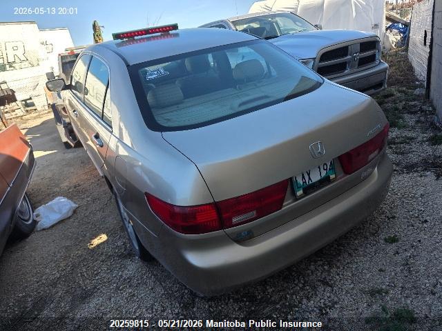 Aukcja sprzedaży 2005 Honda Accord Ex-v6, vin: 1HGCM66575A800109, numer aukcji: 20259815