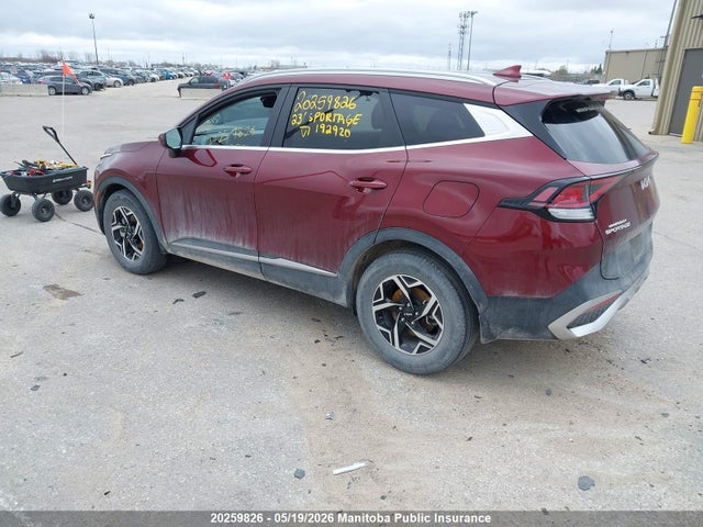 20259826 :رقم المزاد ، KNDPU3AF0P7192920 vin ، 2023 Kia Sportage Lx مزاد بيع