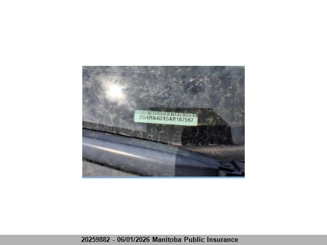 20259882 :رقم المزاد ، 2D4RN4DX5AR167567 vin ، 2010 Dodge Grand Caravan Se مزاد بيع