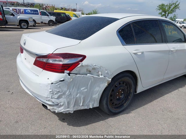 Aukcja sprzedaży 2016 Honda Accord Lx, vin: 1HGCR2F30GA800061, numer aukcji: 20259915
