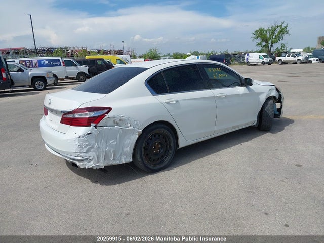 Aukcja sprzedaży 2016 Honda Accord Lx, vin: 1HGCR2F30GA800061, numer aukcji: 20259915