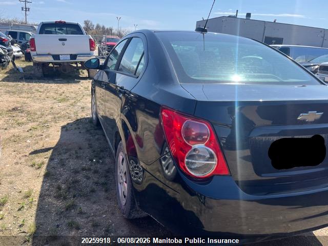 Продаж на аукціоні авто 2015 Chevrolet Sonic Ls, vin: 1G1JA5SHXF4214831, номер лоту: 20259918