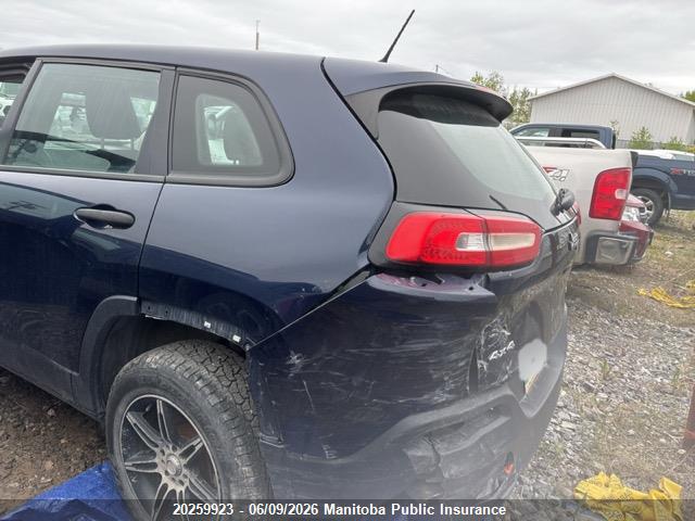 Продажа на аукционе авто 2015 Jeep Cherokee Sport, vin: 1C4PJMAB5FW665808, номер лота: 20259923