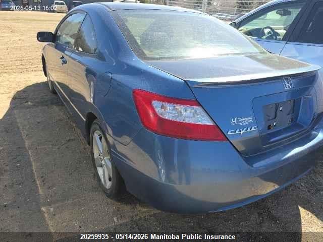 20259935 :رقم المزاد ، 2HGFG11856H001053 vin ، 2006 Honda Civic Ex مزاد بيع