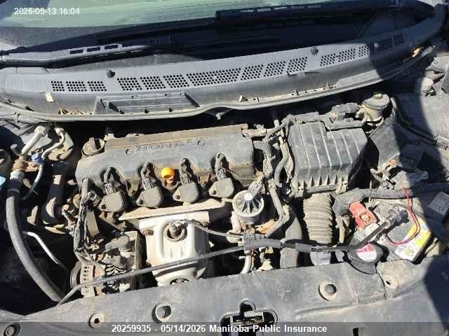 20259935 :رقم المزاد ، 2HGFG11856H001053 vin ، 2006 Honda Civic Ex مزاد بيع