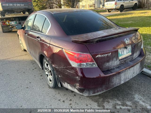Aukcja sprzedaży 2008 Honda Accord Lx, vin: 1HGCP26358A811936, numer aukcji: 20259938