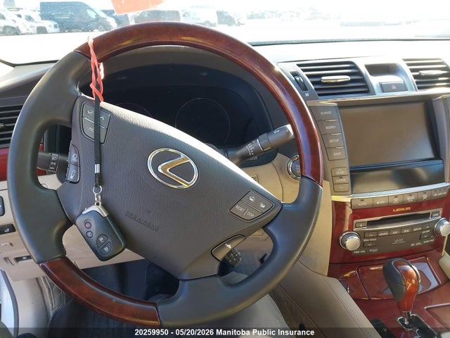 Продаж на аукціоні авто 2012 Lexus Ls 460l, vin: JTHDL1EF5C5004353, номер лоту: 20259950