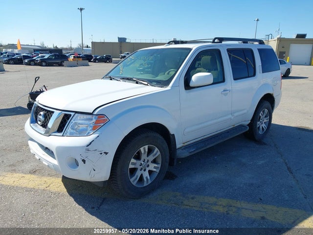 20259957 :رقم المزاد ، 5N1AR1NB6AC610815 vin ، 2010 Nissan Pathfinder Se مزاد بيع