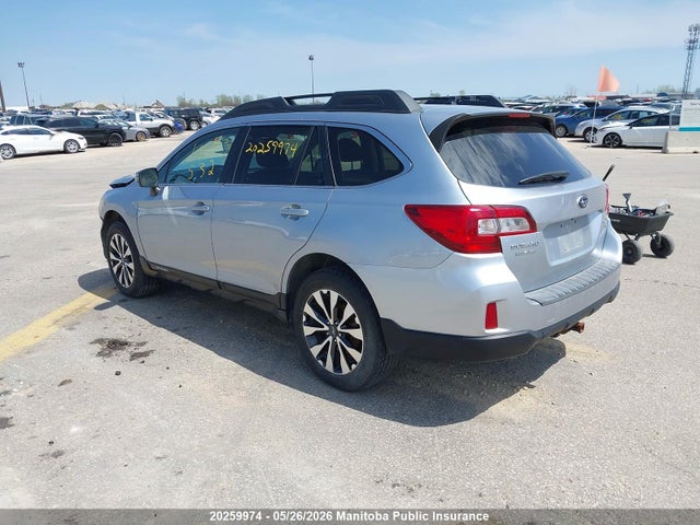 2015 Subaru Outback 3.6r Limited მანქანა იყიდება აუქციონზე, vin: 4S4BSFNC5F3341969, აუქციონის ნომერი: 20259974