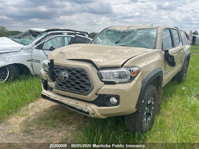 2020 Toyota Tacoma Double Cab V6 მანქანა იყიდება აუქციონზე, vin: 5TFCZ5AN0LX213228, აუქციონის ნომერი: 20260000