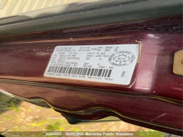 Продаж на аукціоні авто 2000 Dodge Ram 1500 Laramie Slt Quad Cab, vin: 1B7HC13Y8YJ118238, номер лоту: 20260005